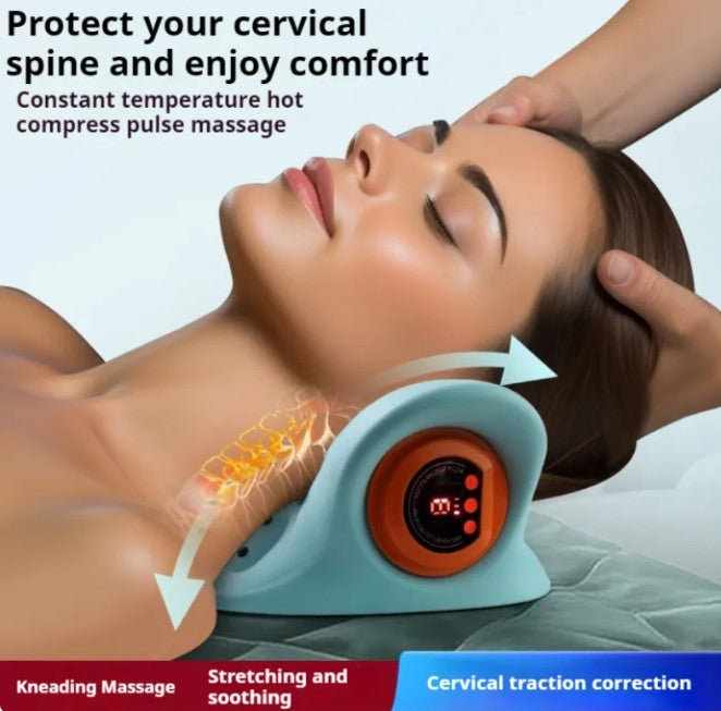 Cervical traction pillow with acupressure points, view 4