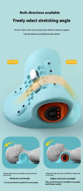 Cervical traction pillow with acupressure points, view 7